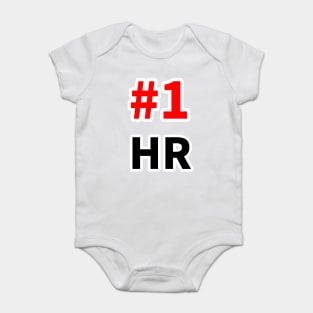 number one homerun Baby Bodysuit